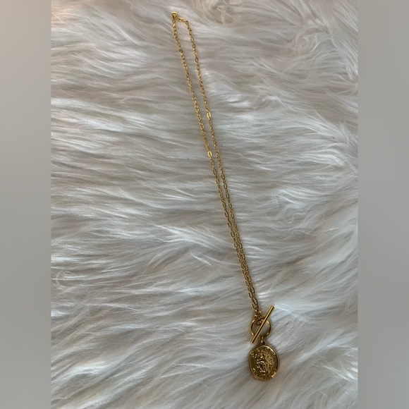 Gold Medallion Necklace - Picture 5 of 5